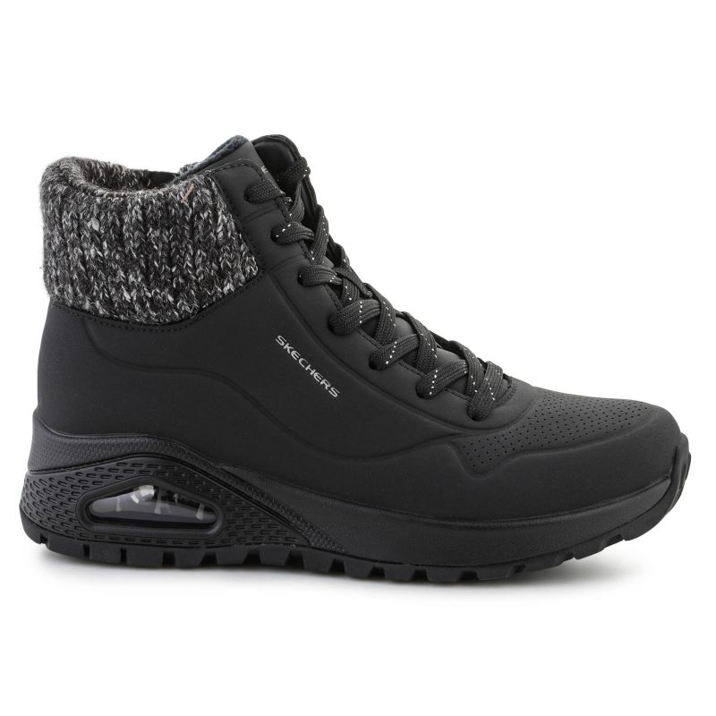 6. Skechers Uno Rugged - Darling 167988-BLK Black