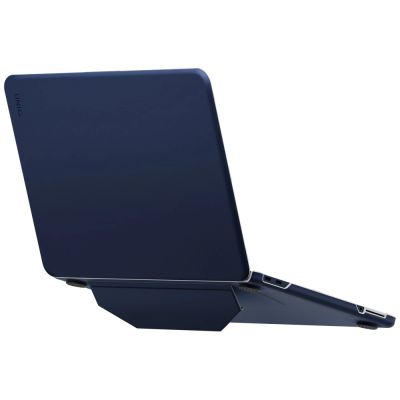 3. Uniq Lyden Versa Case for MacBook Neo - Navy Blue