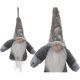 6. DECORATIVE PENDANT SANTA CLAUS WITH HANDLES 11CM GRAY