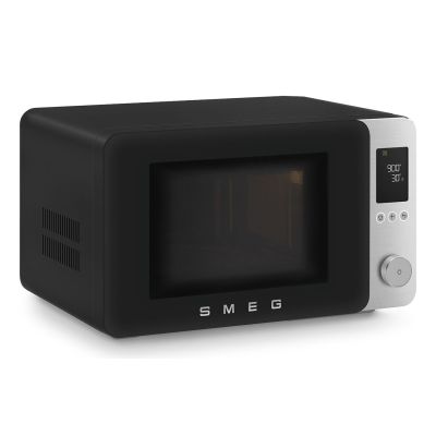 7. Smeg MOC02BLMEU Microwave Oven Black Combination Microwave Oven Countertop 27 L 900 W