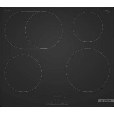 BOSCH PIF61ABB5E induction hob 60 cm | PowerBoost | timer | TouchSelect | matt black