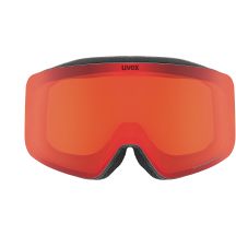 Uvex pwdr FM Ski Goggles for Kids – black/red/orange/clear