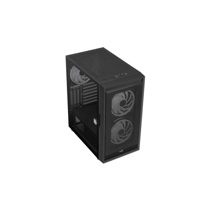 11. AEROCOOL PGS GRAPHITE-G-BK-v2 FRGB Case Black
