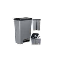 CURVER WASTE BIN WITH PEDAL 50L /DARK GREY/ BLACK
