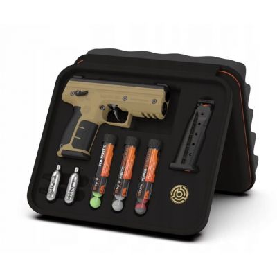 9. BYRNA SD TAN rubber and pepper bullet gun k.68 CO2 8g set (SK68300-TAN)