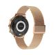 6. VELTORI VT310-1 Women's Smartwatch Gold Bracelet + Pink Silicone Strap