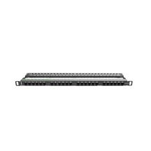 Patch panel Lanberg PPU5-0024-B (0.5U; 19"; cat. 5e; UTP; 24xRJ-45)