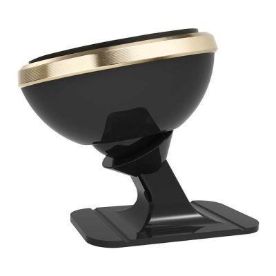 5. Baseus 360º magnetic cockpit car holder (Overseas Edition) - gold