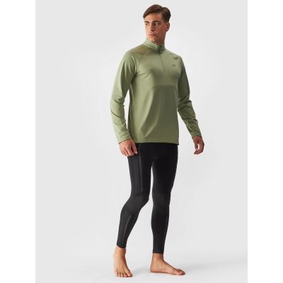 4. Men's brushed thermal underwear (top) 4F 4FWAW24UBRUM076-44S