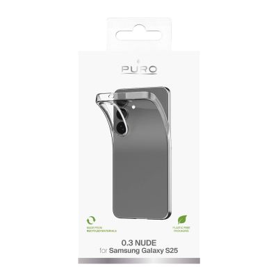 5. Silicone Case Puro 03 Nude for Samsung Galaxy S25 - Transparent