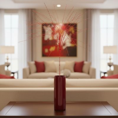 5. DECORATIVE BRANCH 117CM RED