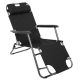11. MULTIPLE-POSITION LEVEL CHAIR WITH HEADREST, BLACK