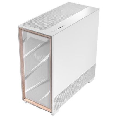 19. Antec Flux Pro Full-Tower E-ATX PC Case, Tempered Glass – White