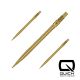 Harrows QUICK POINT sharp steel tips - MICRO RIGDE gold