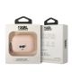 4. Karl Lagerfeld KLAP2RUNCHP AirPods Pro 2 cover pink/pink Silicone Choupette Head 3D