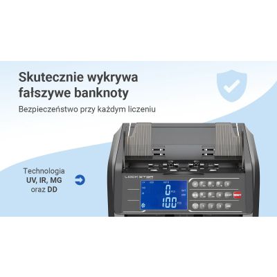 10. Extralink LockStar MG X-600 UV, IR professional banknote counter