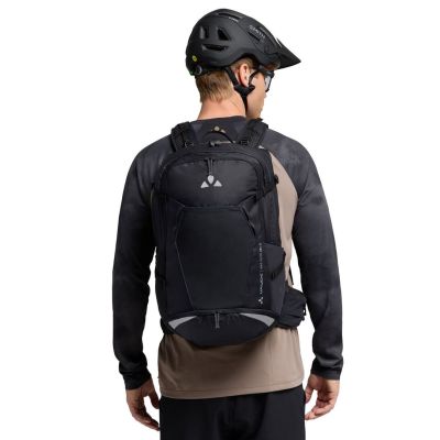 10. VAUDE Bike Alpin 28+5 Backpack, Sports Backpack, Black, Polyamide, Polyurethane (PU), Polyester