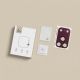 9. Tech-Protect Camfull Fit+ Tempered Glass Camera Screen Protector for iPhone 18 Pro Max - Burgundy