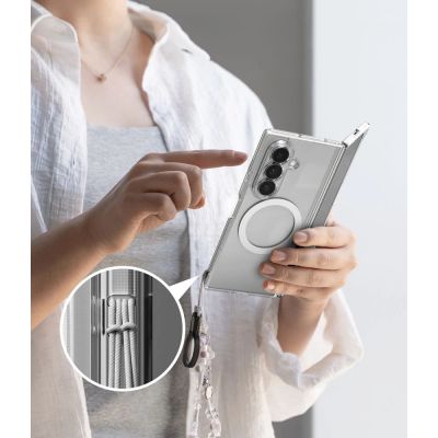 8. Ringke Fusion Magnetic Magsafe Case for Samsung Galaxy Z Fold 8 Ultra - Clear
