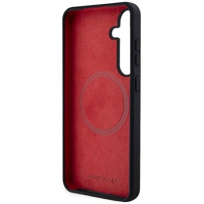 7. AMG Silicone Carbon Pattern MagSafe case for Samsung Galaxy S24 - black