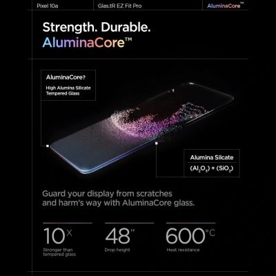 8. Spigen Glas.tR EZ Fit Pro 2-Pack Tempered Glass Screen Protector for Google Pixel 10A