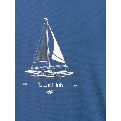 6. Men's relaxed T-shirt with print 4F 4FRSS26TTSHM3996-033S