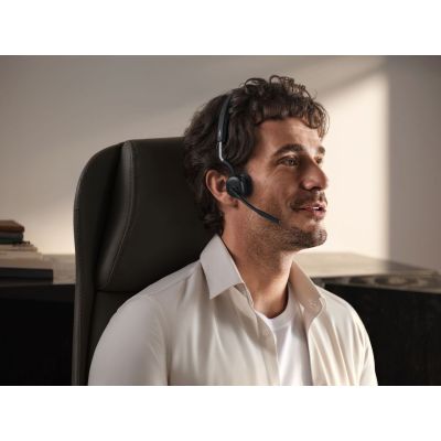 9. Shokz OpenMeet mic-ANC USB-C wireless bone conduction headphones + USB-A adapter black
