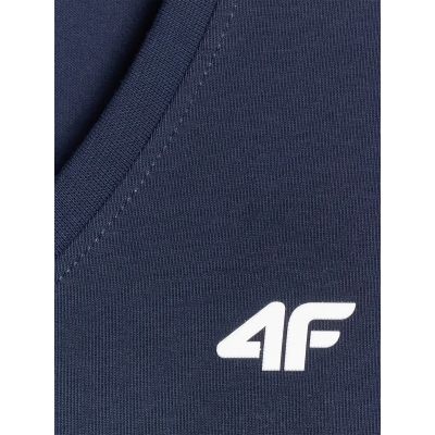 4. Women's basic V-neck T-shirt 4F 4FWMM00TTSHF3307-31S