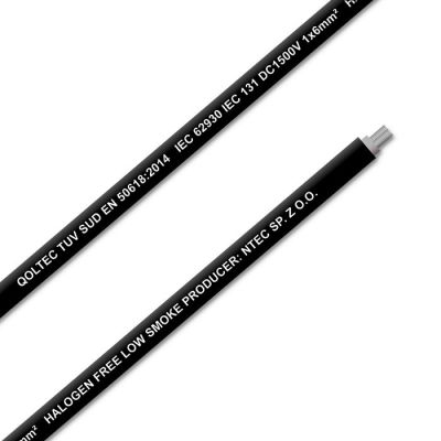 4. Qoltec photovoltaic solar cable | 6mm2 | 100m | black