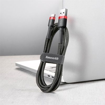 8. BASEUS CAFULE CABLE 2A 2M (RED-BLACK)