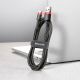 8. BASEUS CAFULE CABLE 2A 2M (RED-BLACK)