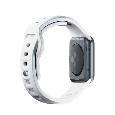 2. 3mk Silicone Watch Strap for Apple Watch 38 / 40 / 41 mm - white