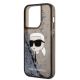 6. Karl Lagerfeld KLHCP14LLNKHCK iPhone 14 Pro 6.1" black/black hardcase Glitter Karl Head