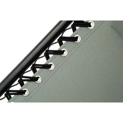 22. BLISS MULTIFUNCTIONAL FOLDABLE GARDEN DECHAIR WITH HEADREST, GRAY