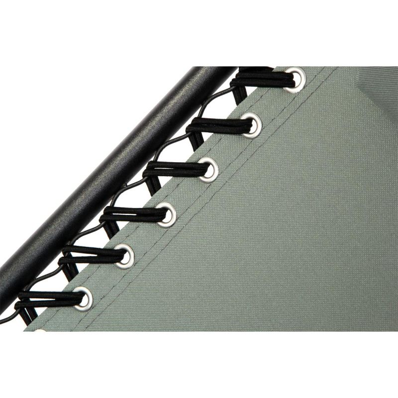 22. BLISS MULTIFUNCTIONAL FOLDABLE GARDEN DECHAIR WITH HEADREST, GRAY