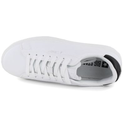 3. Men's eco-leather sports shoes, white, Big Star TT174331