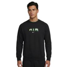 Nike Air Men's Fleece Crew-Neck Black Sweatshirt - HM0177-011