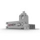 6. Lindy 40454 Port Blocker Port Blocker + USB Type-A Dongle White Acrylonitrile Butadiene Styrene (ABS) 5 pcs.