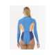 3. RIP CURL G-Bomb Women's Foam 1.5Mm Ls Fz Full Spring Blue