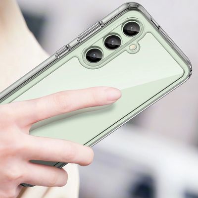 4. Outer Space Case with Gel Frame for Samsung Galaxy S24 FE - Transparent