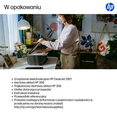281. HP DeskJet 2921 All-in-One Printer (A24HWB)