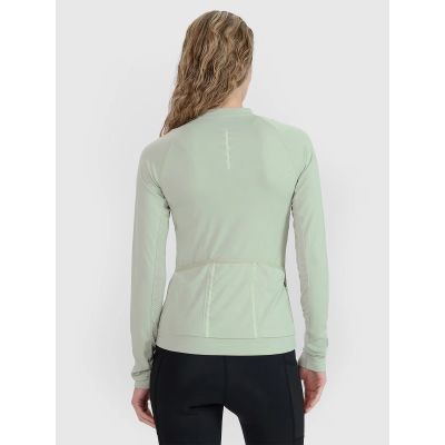 7. Women's cycling longsleeve with zipper 4F 4FWSS25TFLOF343-47S