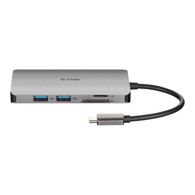 3. D-Link DUB-M810 Wired Docking Station USB 3.2 Gen 1 (3.1 Gen 1) Type-C Aluminum