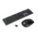 Keyboard + mouse set IBOX DESKTOP PRO KIT IKMS606W (USB 2.0; (US); black; optical; 1200 DPI)