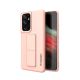 Wozinsky Kickstand Case silicone case with stand Samsung Galaxy S21 Ultra 5G pink
