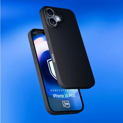 10. 3mk Hardy Silicone MagCase for iPhone 16 Plus - Gray