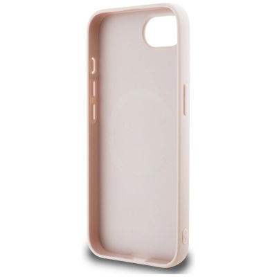 6. Guess 4G Script Logo MagSafe iPhone 16e Case - Pink