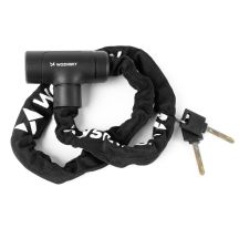 Wozinsky WZR-K2 Keyed Chain Bicycle Lock - Black