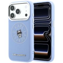 Karl Lagerfeld Point & Choupette Sketch MagSafe Case for iPhone 18 Pro Max / 17 Pro Max - Blue