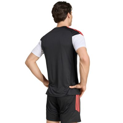 4. Men's adidas Tiro 26 League Jersey black, white, and red KB1357